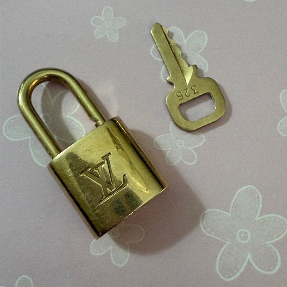 Louis vuitton brass lock set #325
